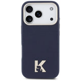Karl Lagerfeld Karl Head Logo MagSafe Case til iPhone 17 Pro Max - Blå