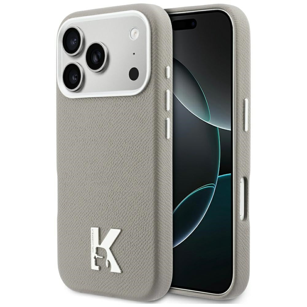 Karl Lagerfeld Karl Head Logo MagSafe Case til iPhone 17 Pro Max - Grå