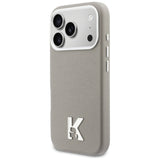 Karl Lagerfeld Karl Head Logo MagSafe Case til iPhone 17 Pro Max - Grå