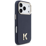 Karl Lagerfeld Karl Head Logo MagSafe Case til iPhone 17 Pro - Blå