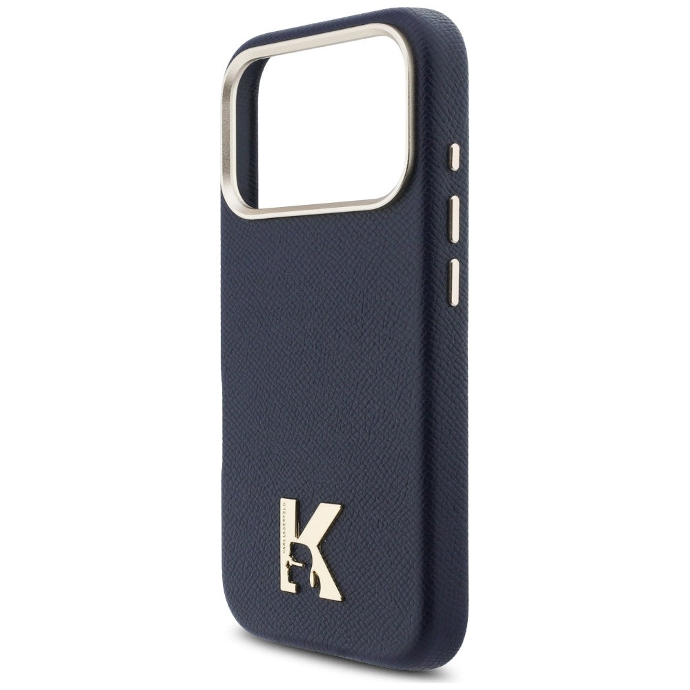 Karl Lagerfeld Karl Head Logo MagSafe Case til iPhone 17 Pro - Blå