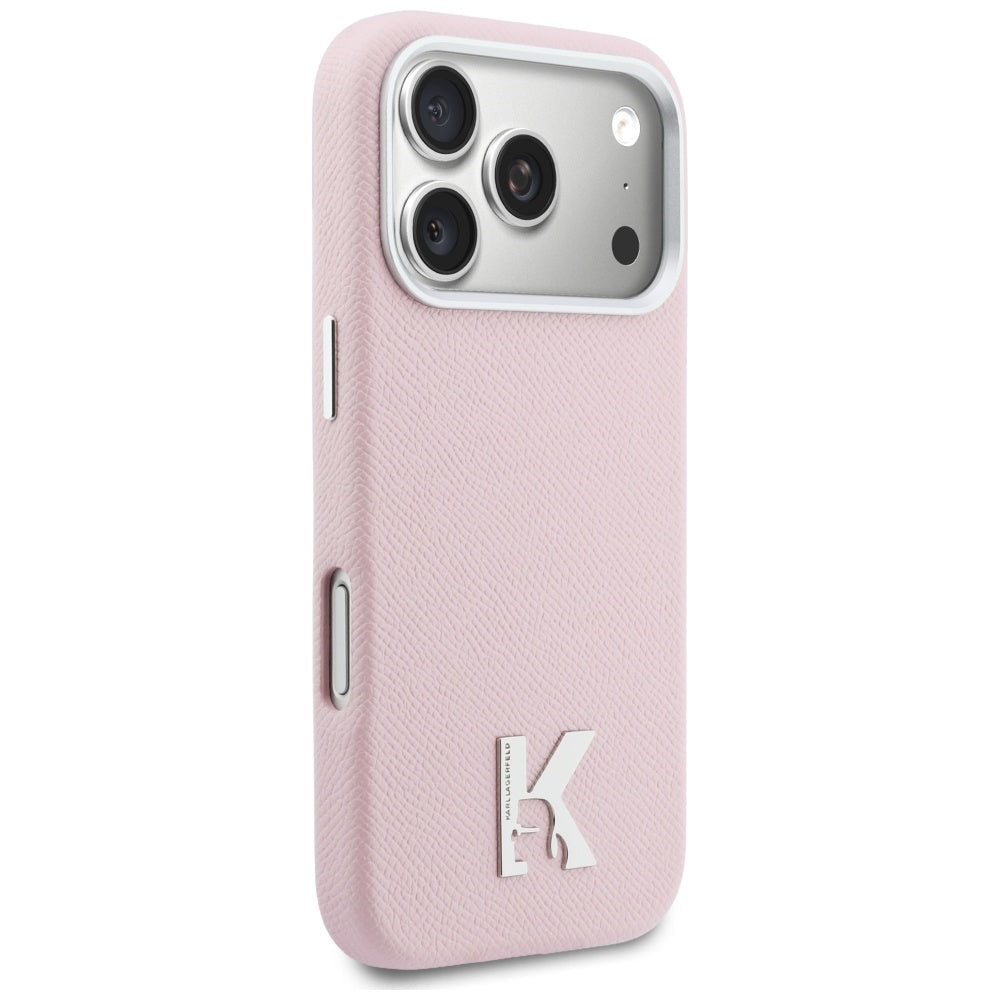 Karl Lagerfeld Karl Head Logo MagSafe Case til iPhone 17 Pro - Pink