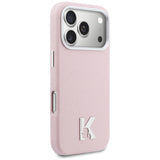 Karl Lagerfeld Karl Head Logo MagSafe Case til iPhone 17 Pro - Pink
