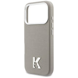Karl Lagerfeld Karl Head Logo MagSafe Case til iPhone 17 Pro - Grå