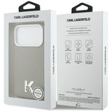 Karl Lagerfeld Karl Head Logo MagSafe Case til iPhone 17 Pro - Grå