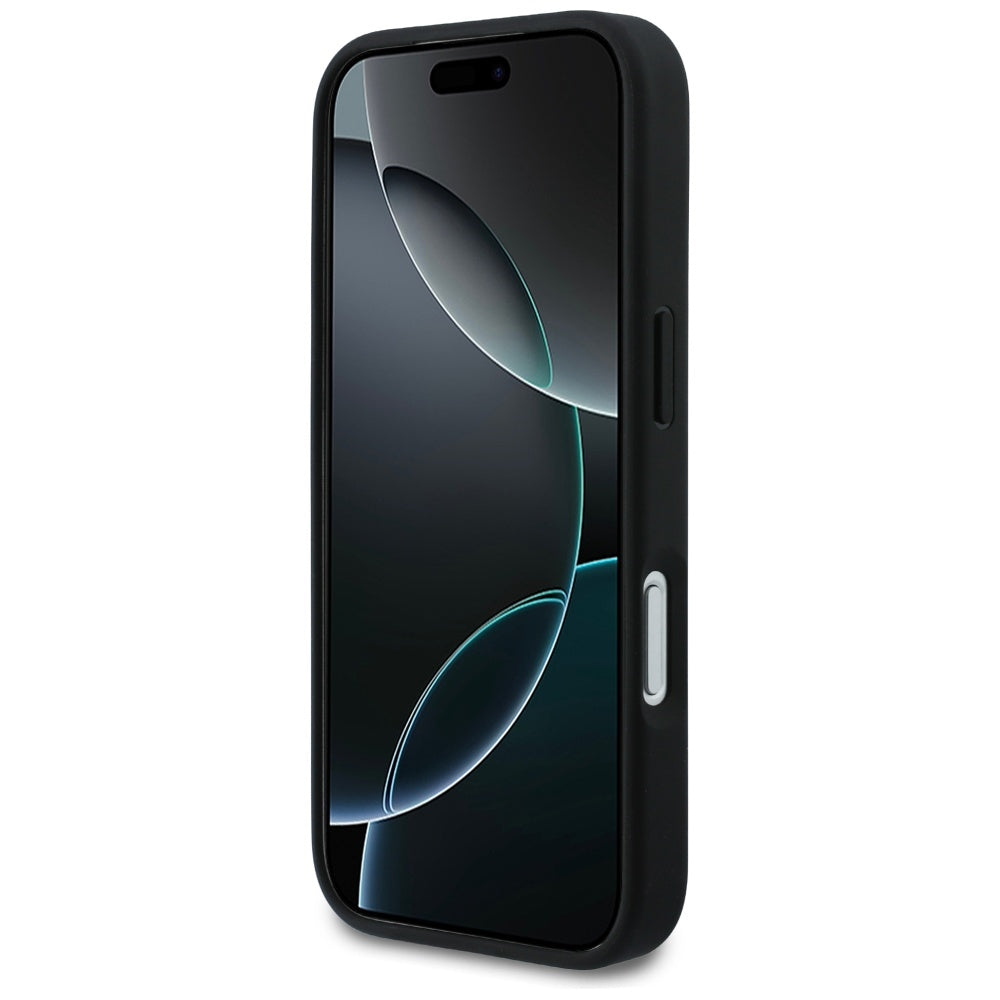 Karl Lagerfeld Rhinestones Karl&Choupette Pin Case til iPhone 17 Pro - sort