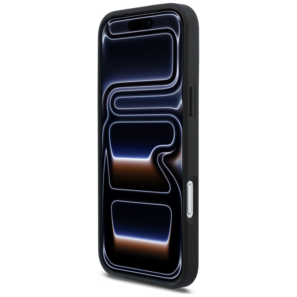 Karl Lagerfeld Rhinestones Karl&Choupette Pin Case til iPhone 17 Pro Max - sort