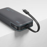 Cuktech LPB200N 40W 20000mAh Powerbank med integreret kabel - Grå
