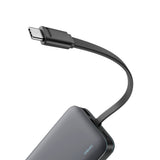 Cuktech LPB200N 40W 20000mAh Powerbank med integreret kabel - Grå