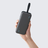 Cuktech LPB200N 40W 20000mAh Powerbank med integreret kabel - Grå