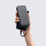 Cuktech LPB200N 40W 20000mAh Powerbank med integreret kabel - Grå
