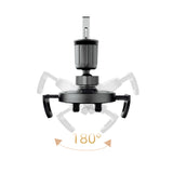 Dudao F2+ smartphone holder til luftventilen med klemme - sort