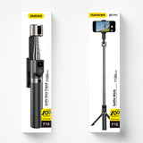 Dudao F18 Selfie Stick 1,1 m med Tripod og Bluetooth fjernbetjening - sort