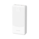 Dudao K10Pro Power Bank 2.4A 20000mAh 2 x USB-A - Hvid