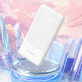 Dudao K10Pro Power Bank 2.4A 20000mAh 2 x USB-A - Hvid
