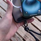 Dudao L20Max 65W 4-i-1-kabel med Lanyard USB-C til USB-C med Lightning og USB-A-adaptere - Blå