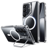 ESR Classic Hybrid Kickstand MagSafe Case til Samsung Galaxy S26 - Gennemsigtig