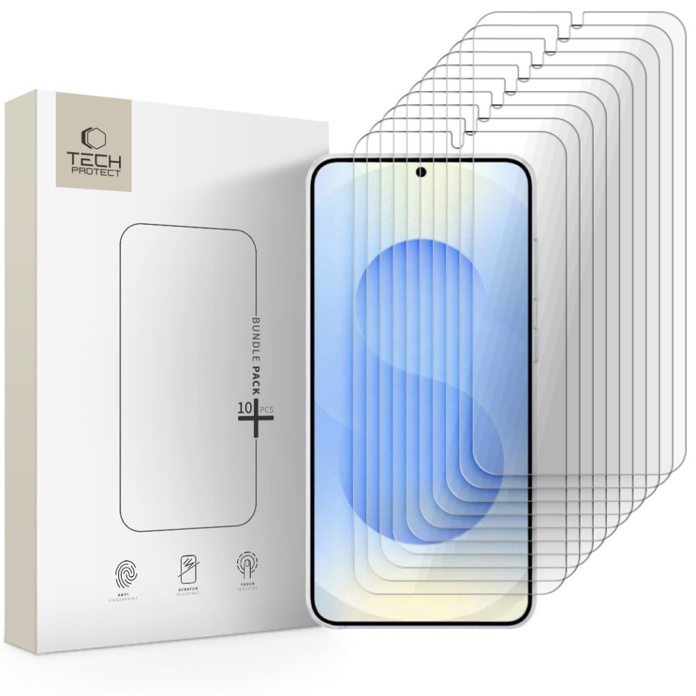 Set af 10 Tech-Protect Bundle af hærdet glas til Samsung Galaxy S26 Ultra