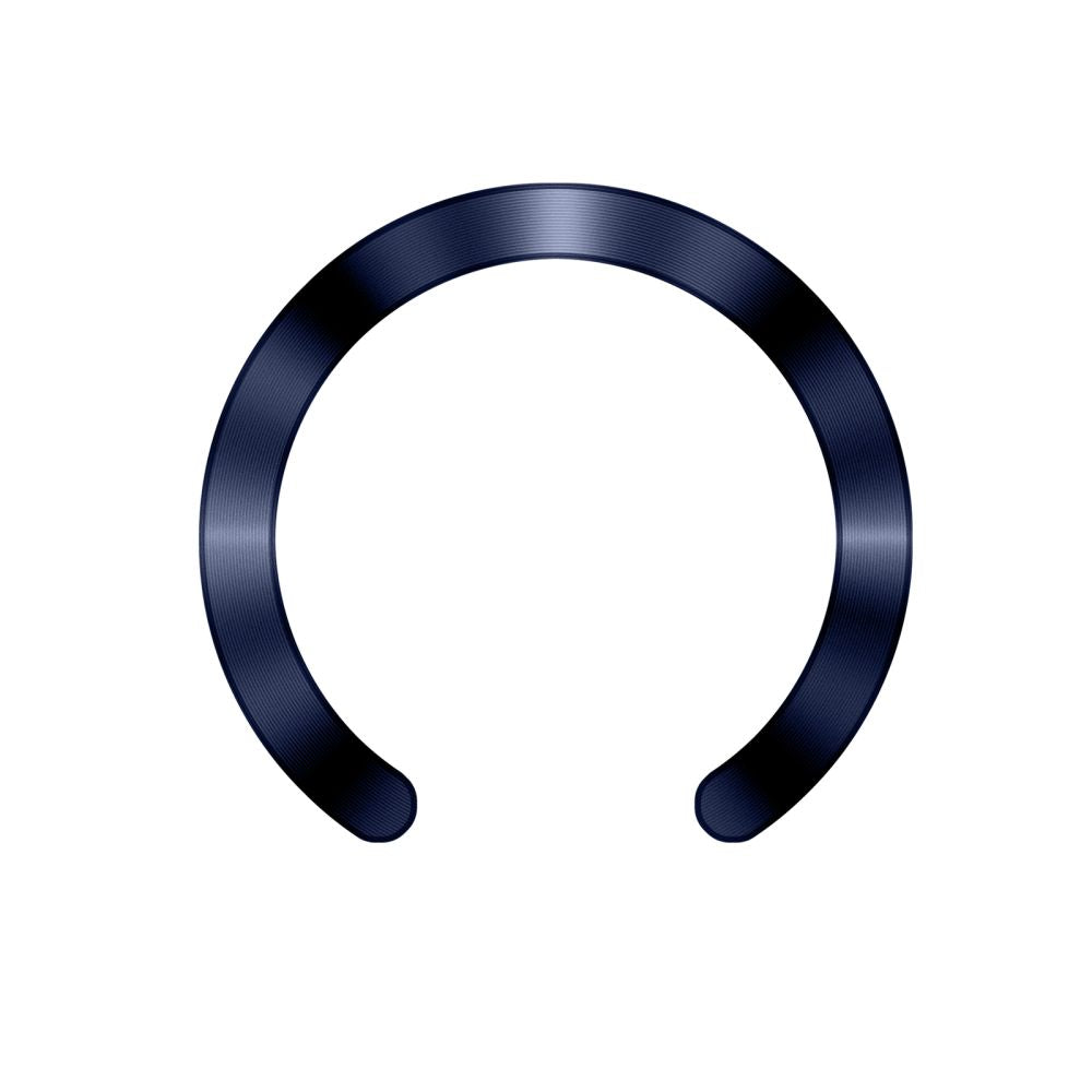 Tech-Protect MMP-210 MagSafe 2-pack Magnetisk Ring - Sølv / Navy Blue