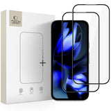 Tech-Protect Glass Fit+ 2-pakke af hærdet glas til Google Pixel 9A / 20A - sort