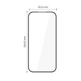 Tech-Protect Glass Fit+ 2-pakke af hærdet glas til Google Pixel 9A / 20A - sort