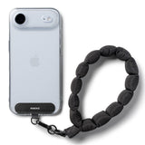 Ringke Holder & Puffer Hand Strap Phone Lanyard - sort