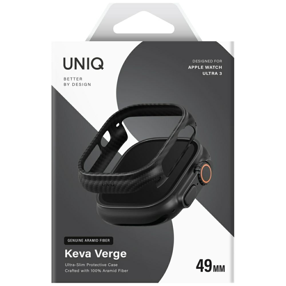 Uniq Keva Verge Case til Apple Watch 49mm - sort
