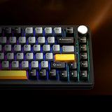 Machenike K600-B82W Wireless Mechanical Backlit Gaming Keyboard GR Silver Switch - Black