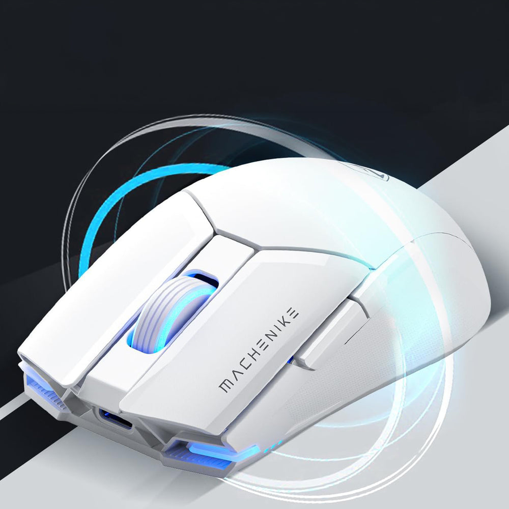 Machenike M7 Pro trådløs spilmus - hvid
