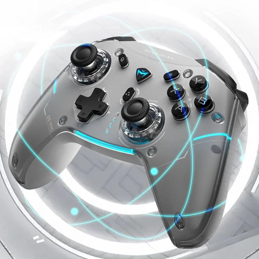 Machenike G5Pro Max Wireless Game Controller with Charging Station - Gray