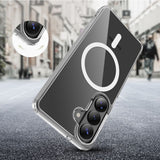 Tech-Protect FlexAir Hybrid MagSafe Case til Samsung Galaxy S26 - Gennemsigtig