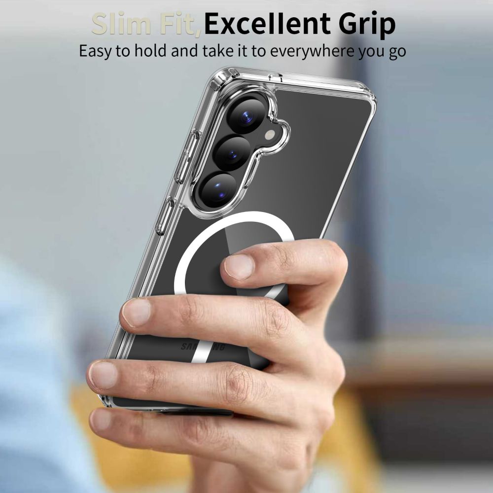 Tech-Protect FlexAir Hybrid MagSafe Case til Samsung Galaxy S26+ - Gennemsigtig