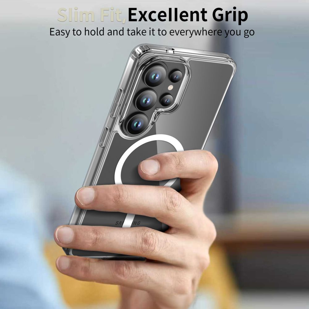 Tech-Protect FlexAir Hybrid MagSafe Case til Samsung Galaxy S26 Ultra - Gennemsigtig