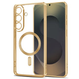 Tech-Protect MagFlex Case til Samsung Galaxy S26 - gennemsigtigt guld