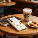 Tech-Protect MagFlex Case til Samsung Galaxy S26 - gennemsigtigt guld