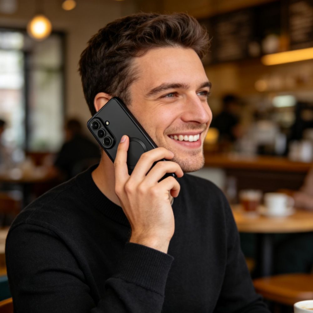 Tech-Protect MagFlex Case til Samsung Galaxy S26+ - gennemsigtig sort