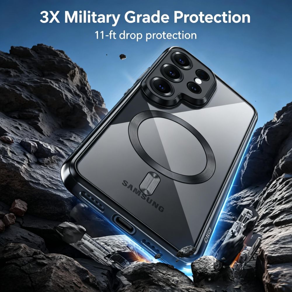 Tech-Protect MagFlex Case til Samsung Galaxy S26 Ultra - klar sort