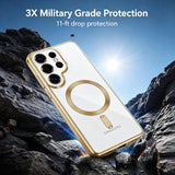Tech-Protect MagFlex Case til Samsung Galaxy S26 Ultra - gennemsigtigt guld