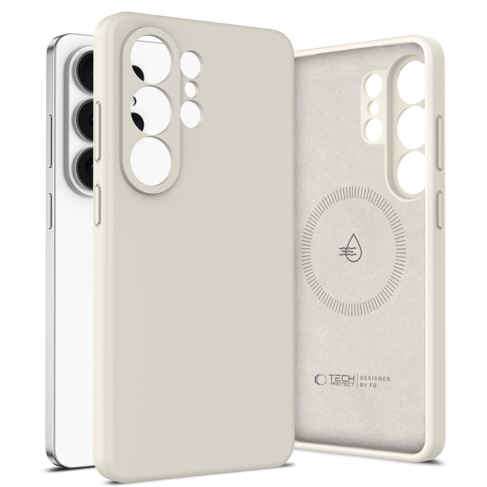 Tech-Protect Silicone MagSafe Case til Samsung Galaxy S26 Ultra - Beige