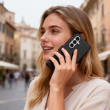 Tech-Protect Wallet Case til Samsung Galaxy S26 - sort og rød