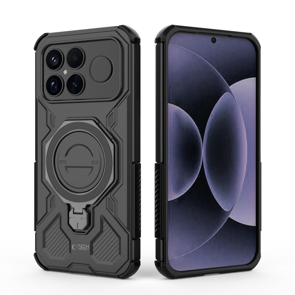 Tech-Protect TacticStand MagSafe-kasse til Xiaomi Poco F8 Ultra - sort