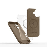 Tech-Protect Silicone MagSafe Case til iPhone 16E / 17E - Brunt
