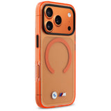 BMW M IML Metal Logos MagSafe Case til iPhone 17 Pro - Pro Orange