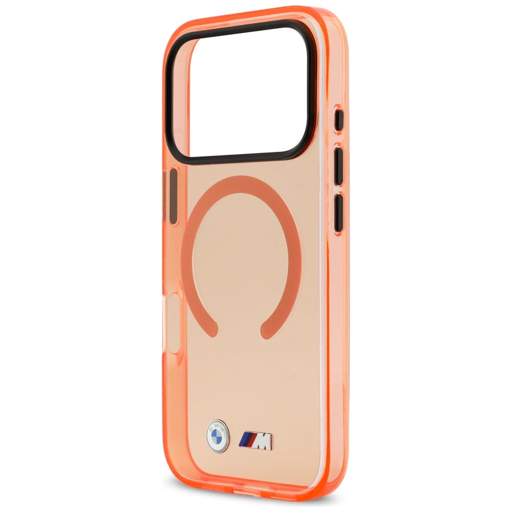 BMW M IML Metal Logos MagSafe Case til iPhone 17 Pro - Pro Orange