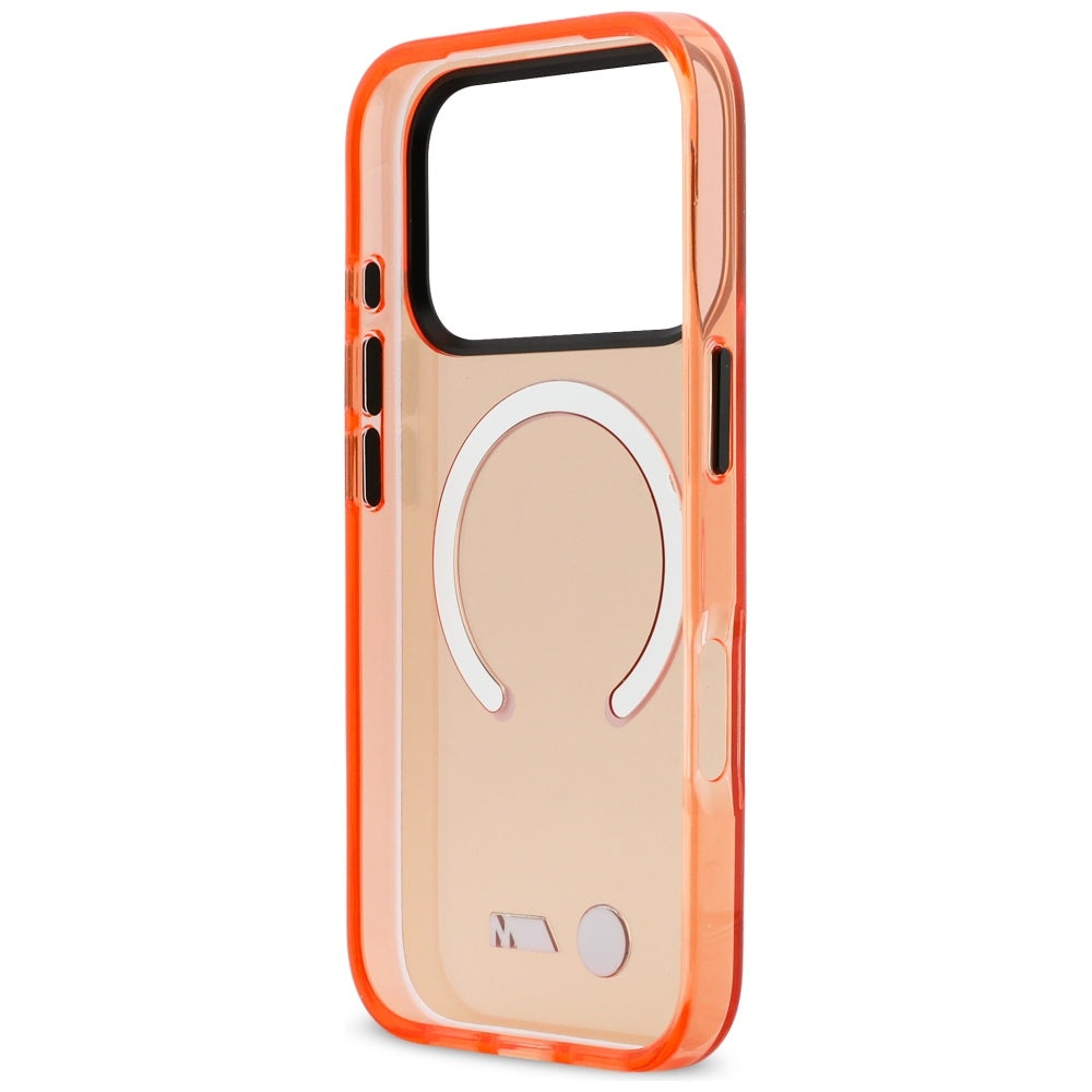 BMW M IML Metal Logos MagSafe Case til iPhone 17 Pro - Pro Orange