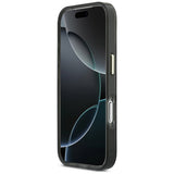 Guess IML 4G Script Metallæske til iPhone 17 Pro - sort