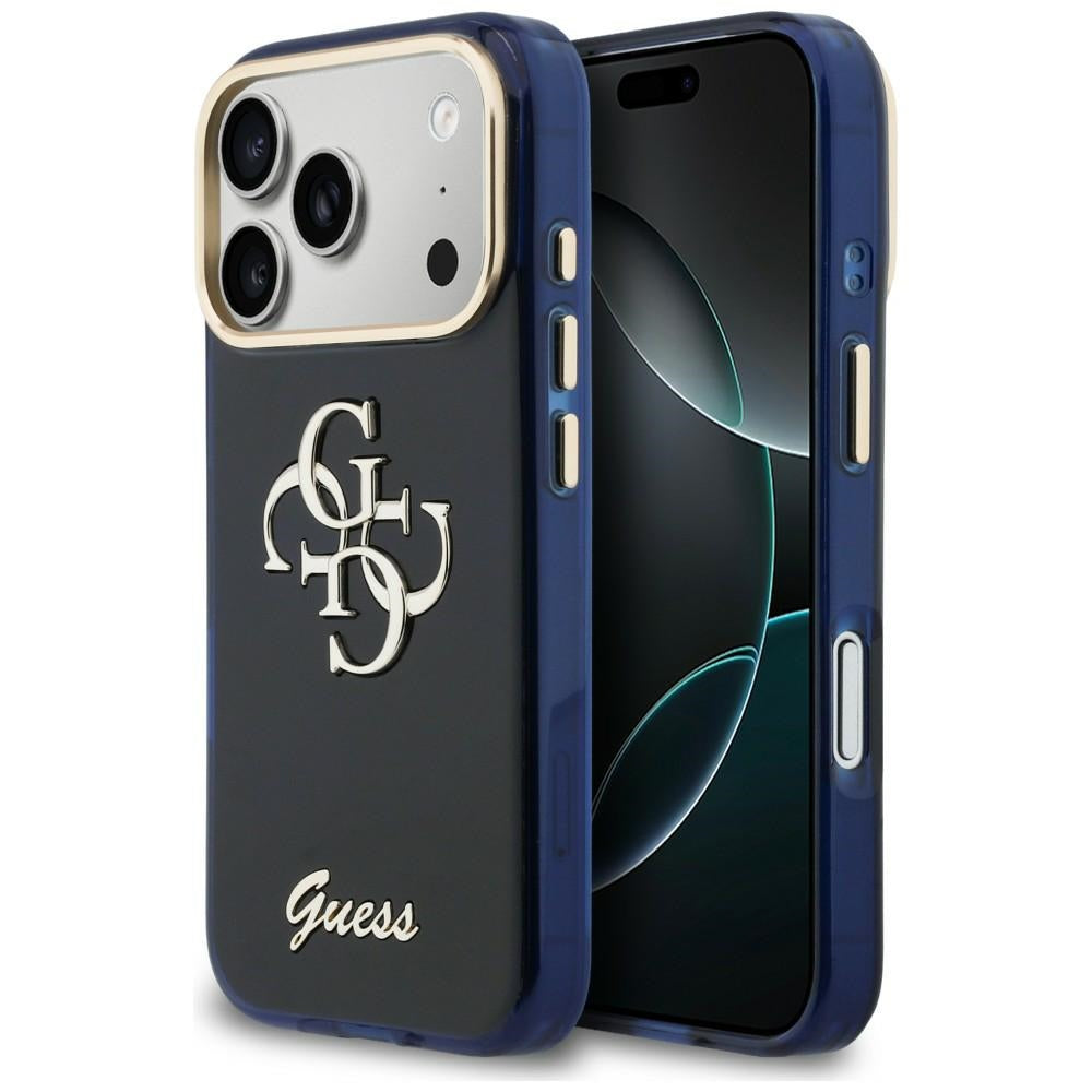 Gæt IML 4G Script Metal Case til iPhone 17 Pro - Blå