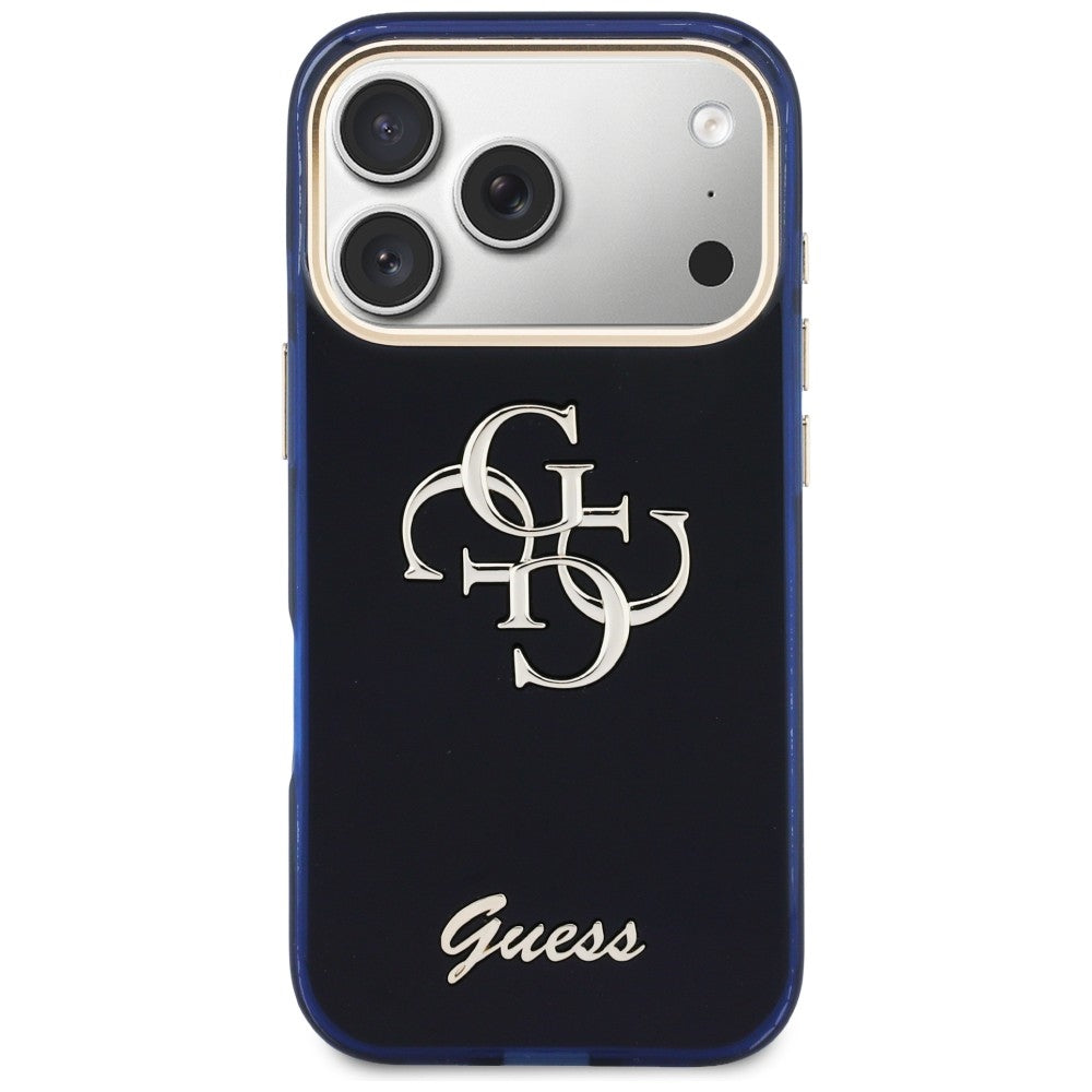 Gæt IML 4G Script Metal Case til iPhone 17 Pro - Blå