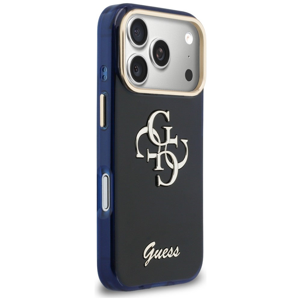 Gæt IML 4G Script Metal Case til iPhone 17 Pro - Blå