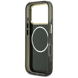 Guess IML Peony Dot MagSafe Case til iPhone 17 Pro - sort
